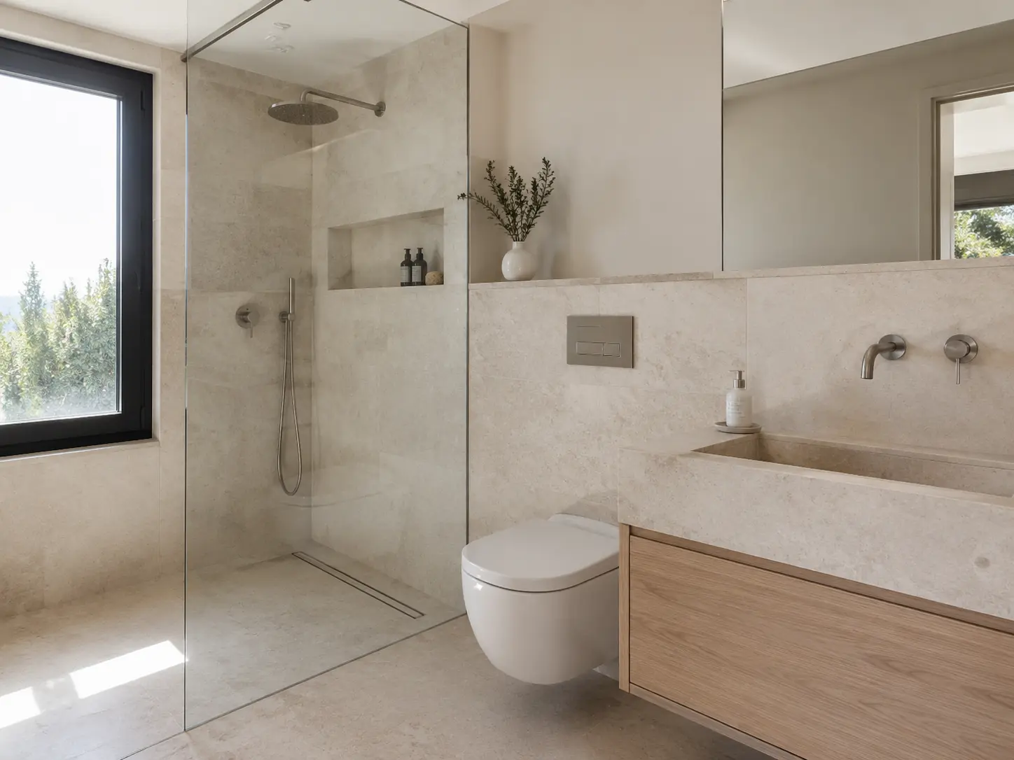 Reformas de baños en Alicante, acabados contemporáneos
